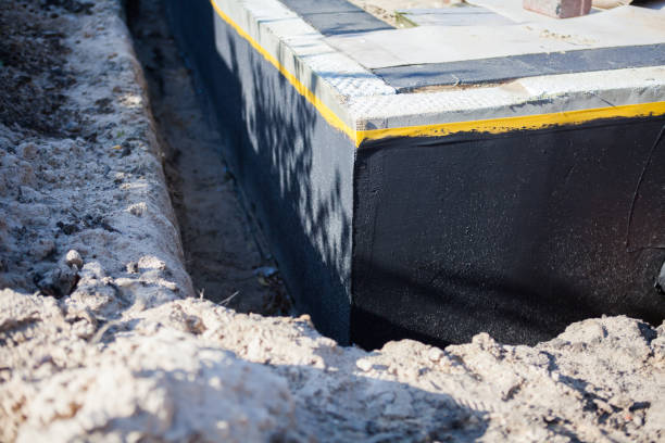 Professional Crawl Space Encapsulation technician working in Highlands, NC